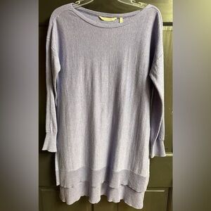 Soft Surroundings Purple Lightweight High Low Tunic Sweater Women’s Size Medium